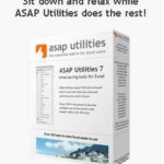 300以上のパワフルな機能が搭載されているExcelのアドイン「ASAP Utilities」を使ってみた