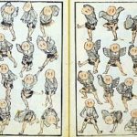 『北斎漫画』の踊る男の絵が本当に踊るのかアニメーションにしてみる –