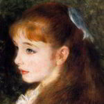 ルノワールの絵画「イレーヌ嬢」のモデル、本物のイレーヌ高画質写真